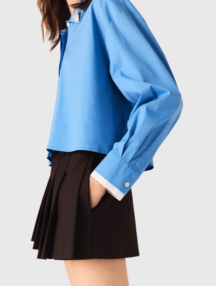 Chemise avec bijoux amovible