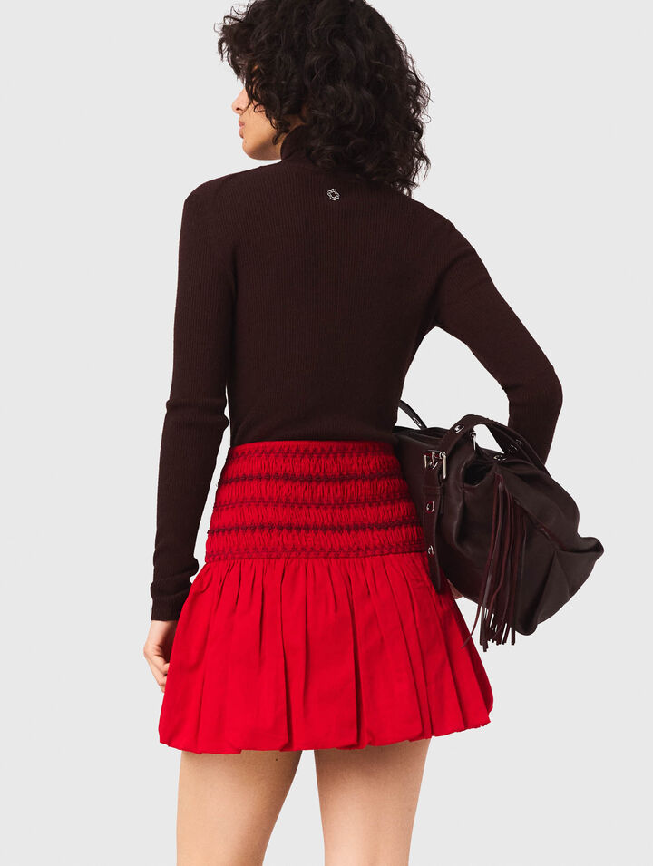 Pull en laine et soie