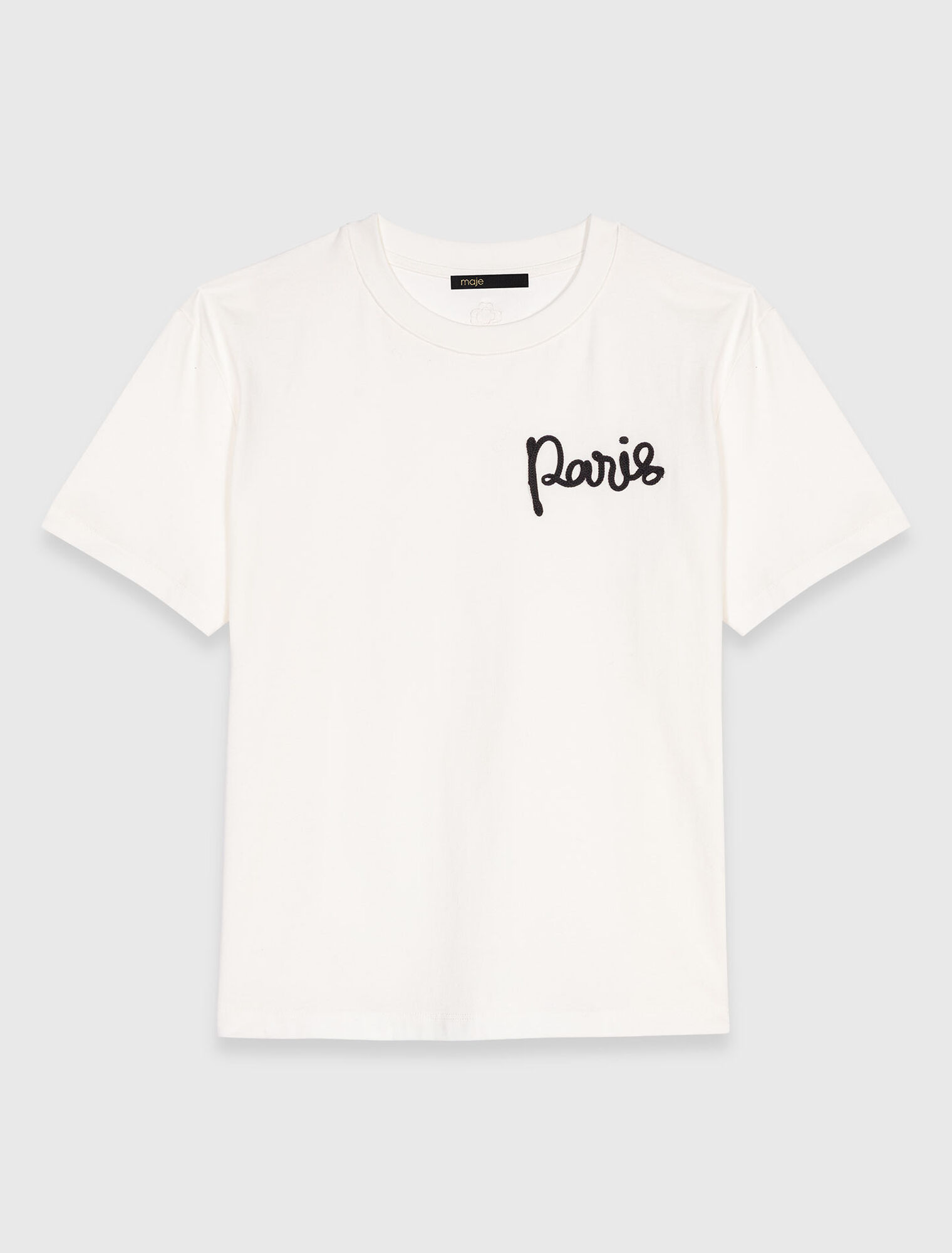 Tee shirt avec logo Paris brod&eacute;