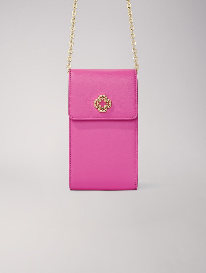 Pochette de téléphone en cuir