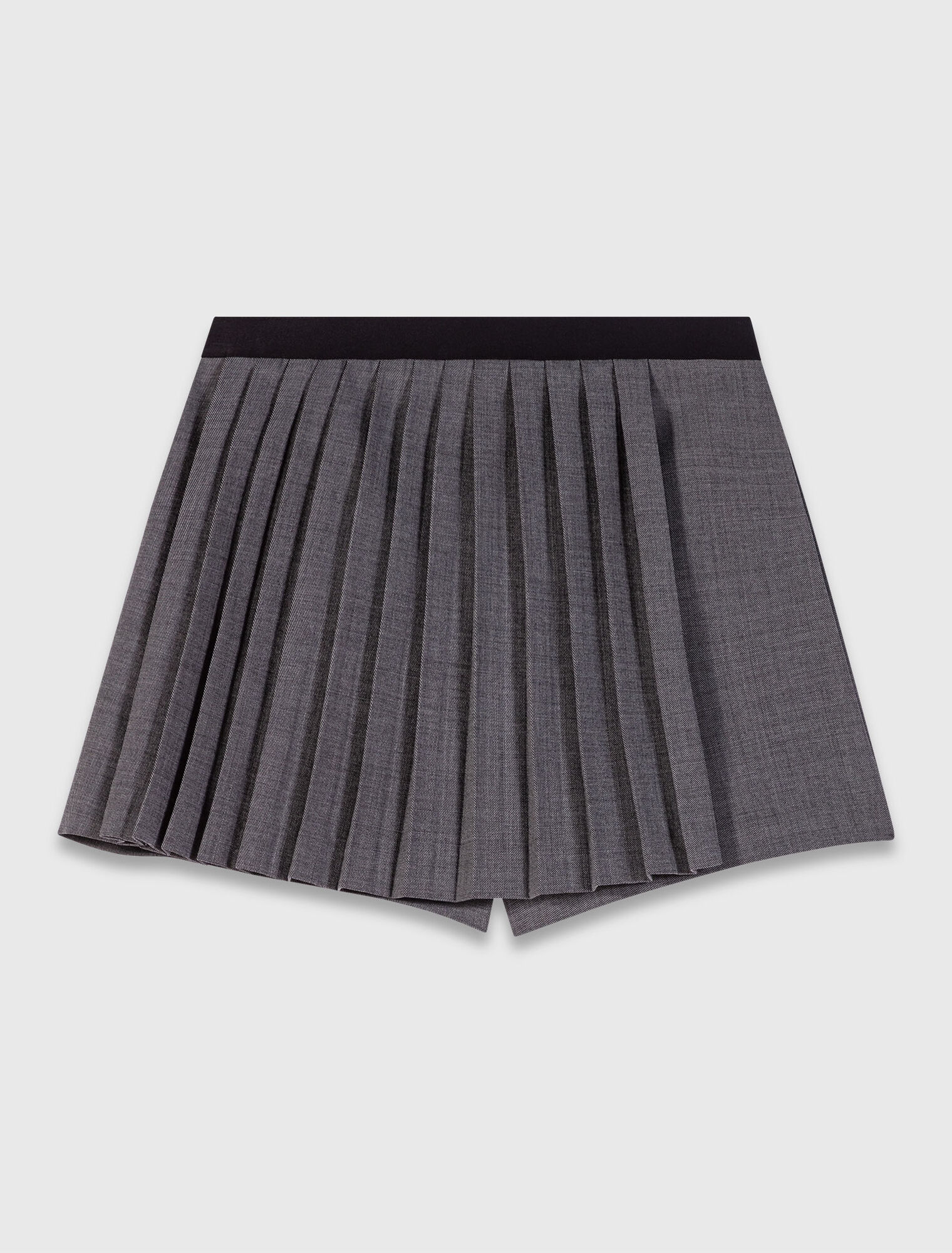 Short trompe l'œil avec plis