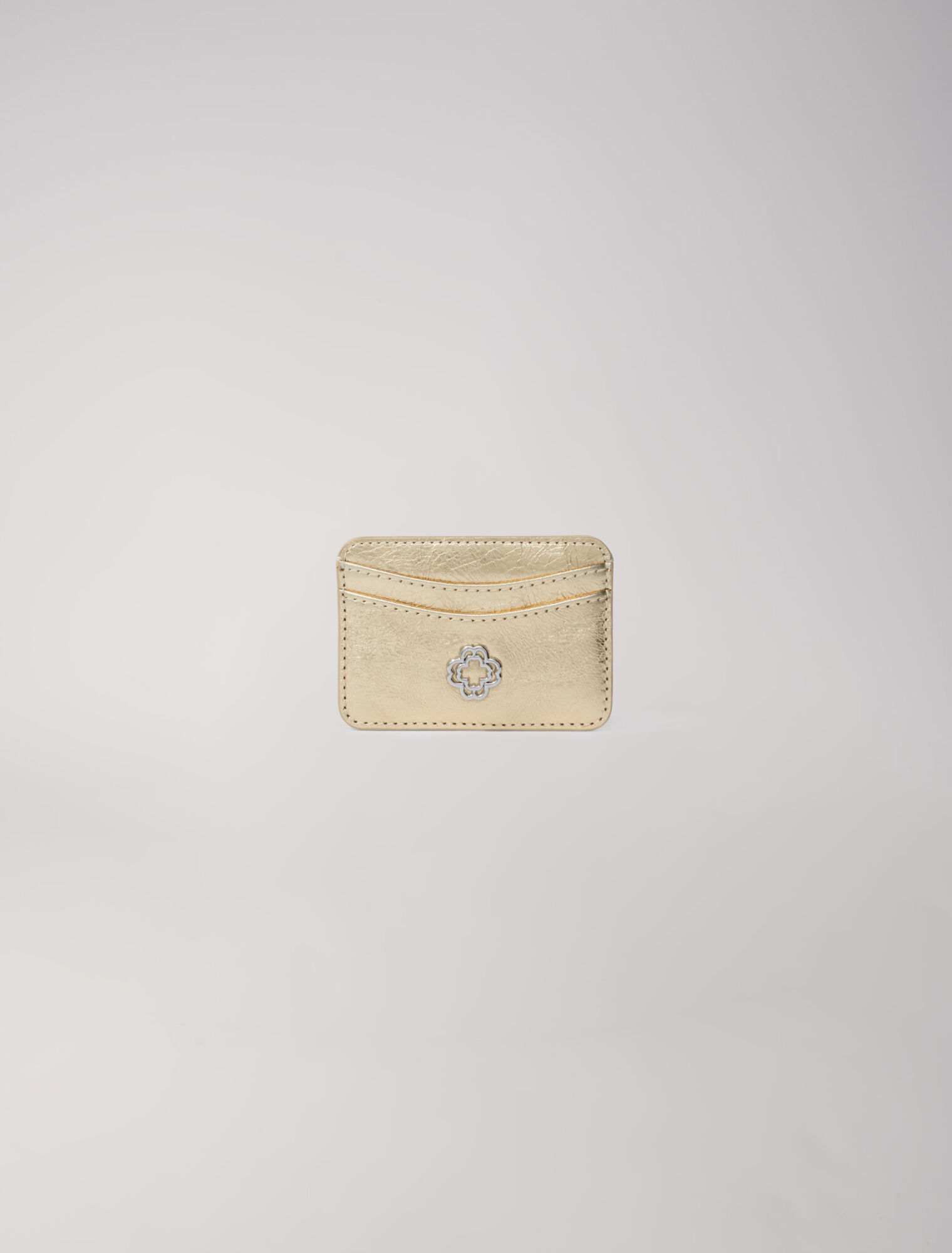 Porte carte en cuir craquelé