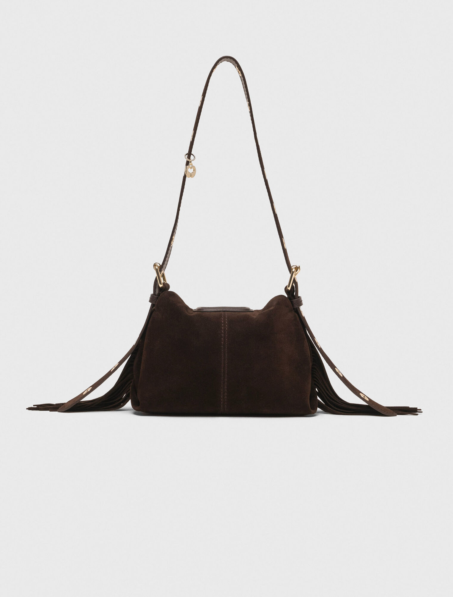 Sac Miss M mini en cuir su&egrave;de