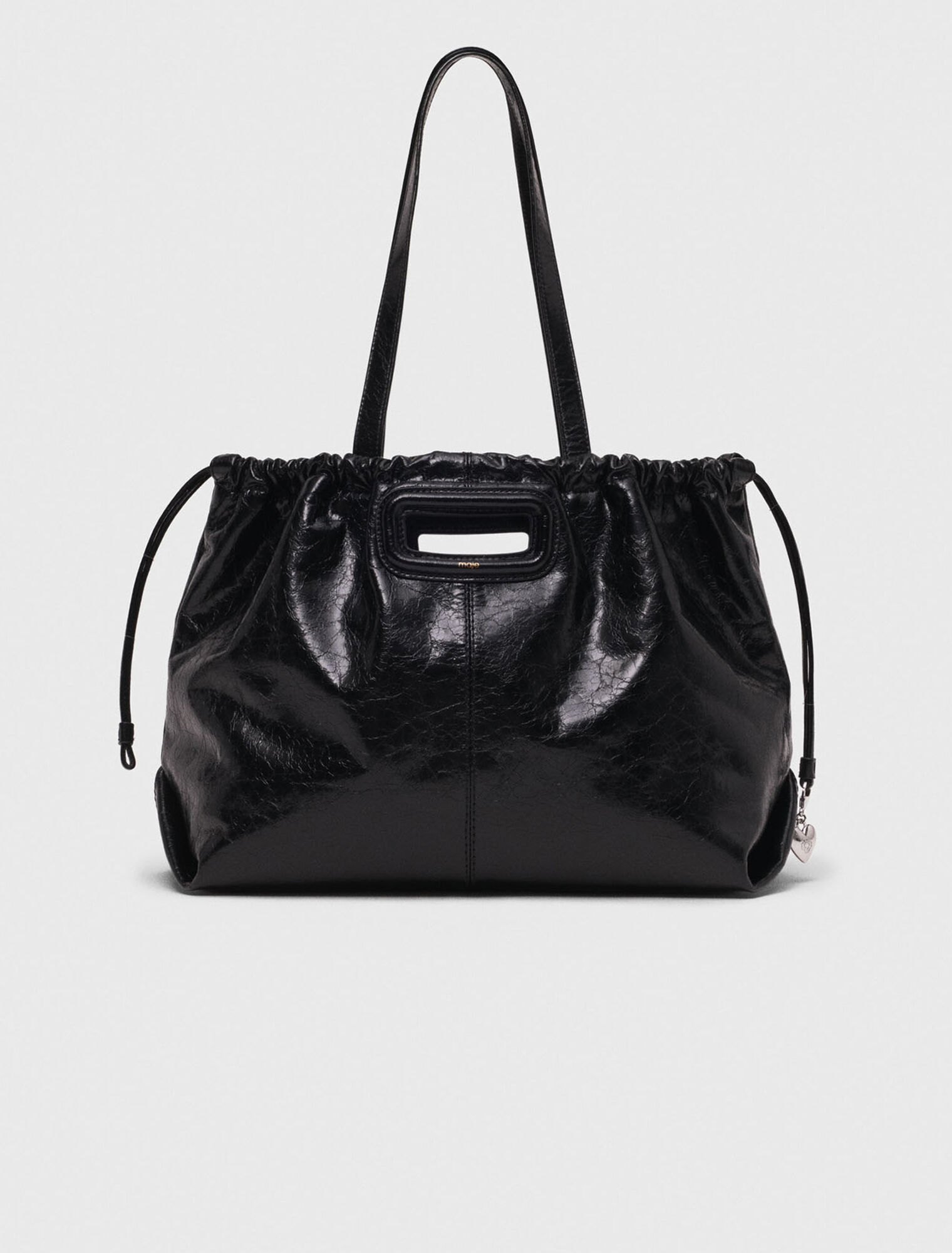 Sac M Tote en cuir craquel&eacute;