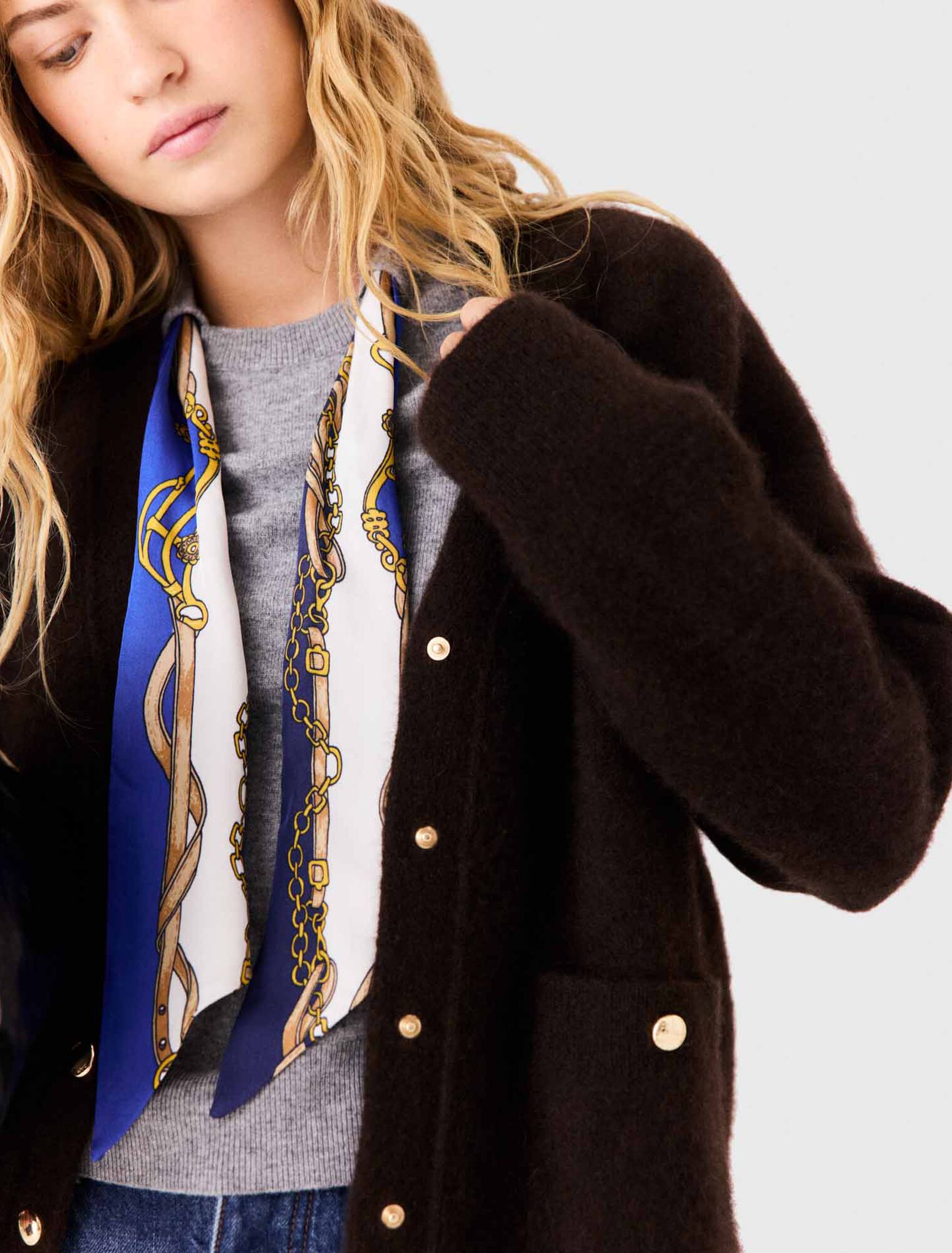 Longline yak cardigan