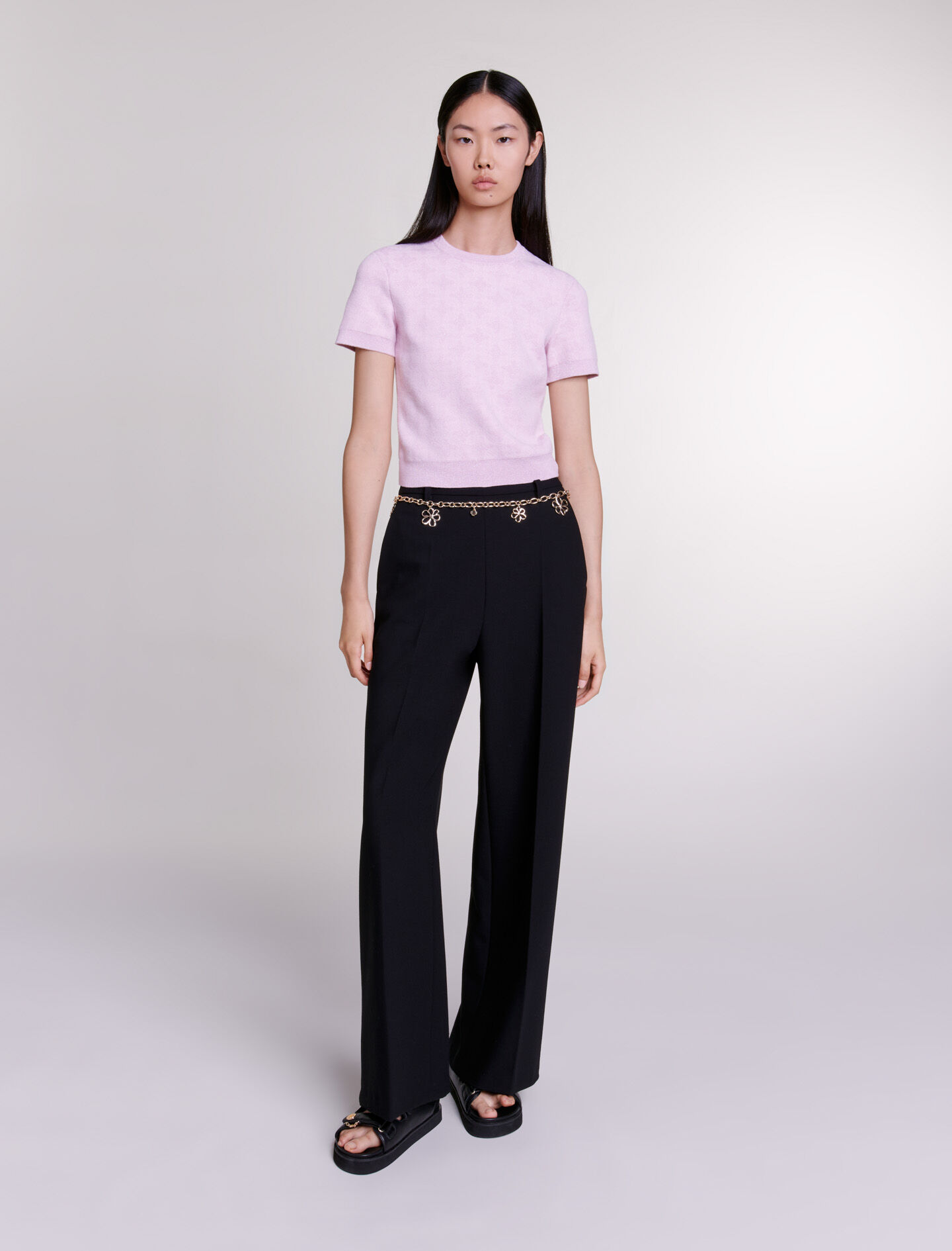Pull maje rose on sale