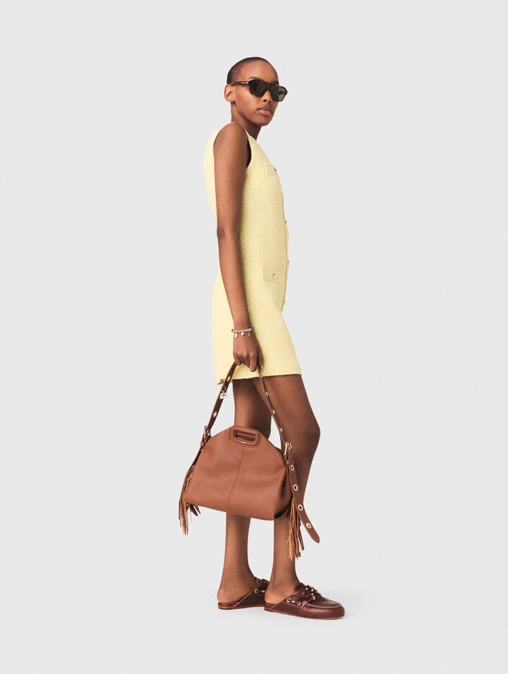 Robe courte en tweed