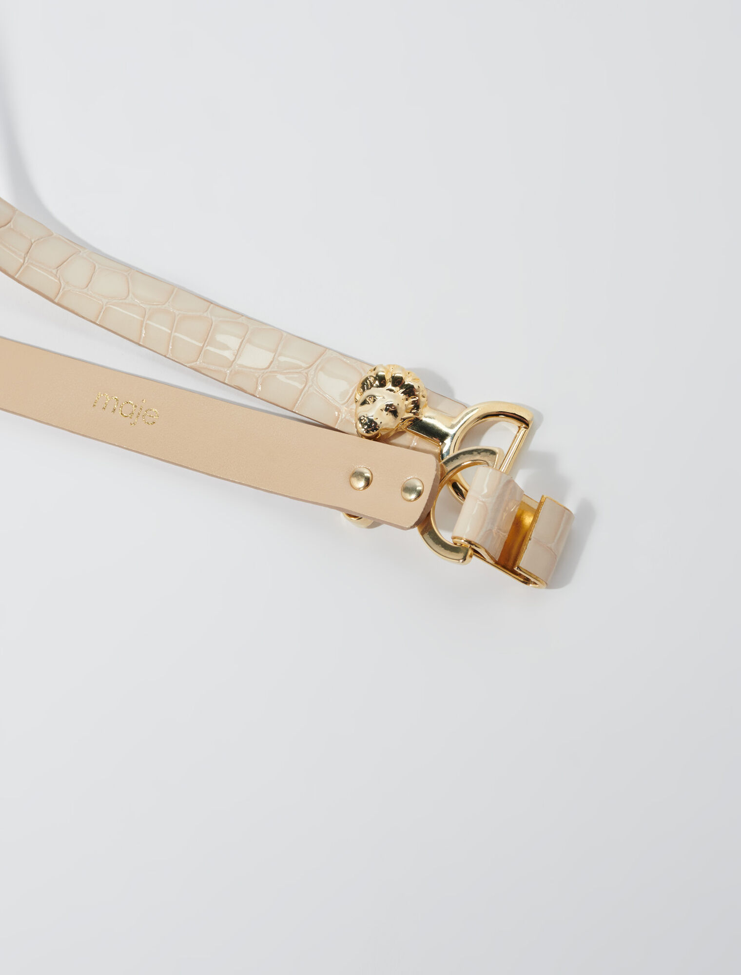 Ceinture en cuir glossy Clover