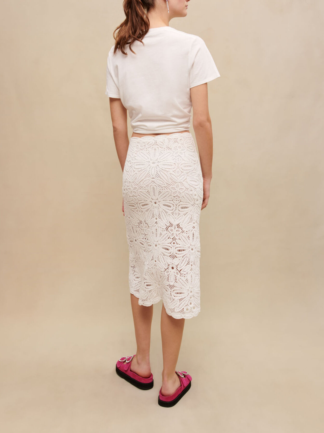スカート machatt boucle knit skirt HeRIN.CYE | Knit pleats skirt (スカート(ロング) ) |SHEL'TTER