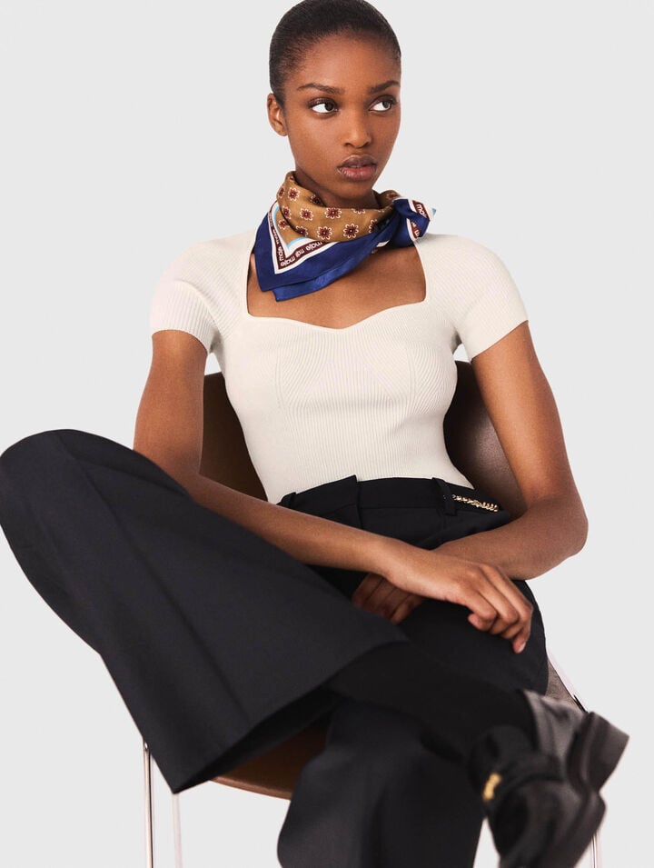 Top en maille