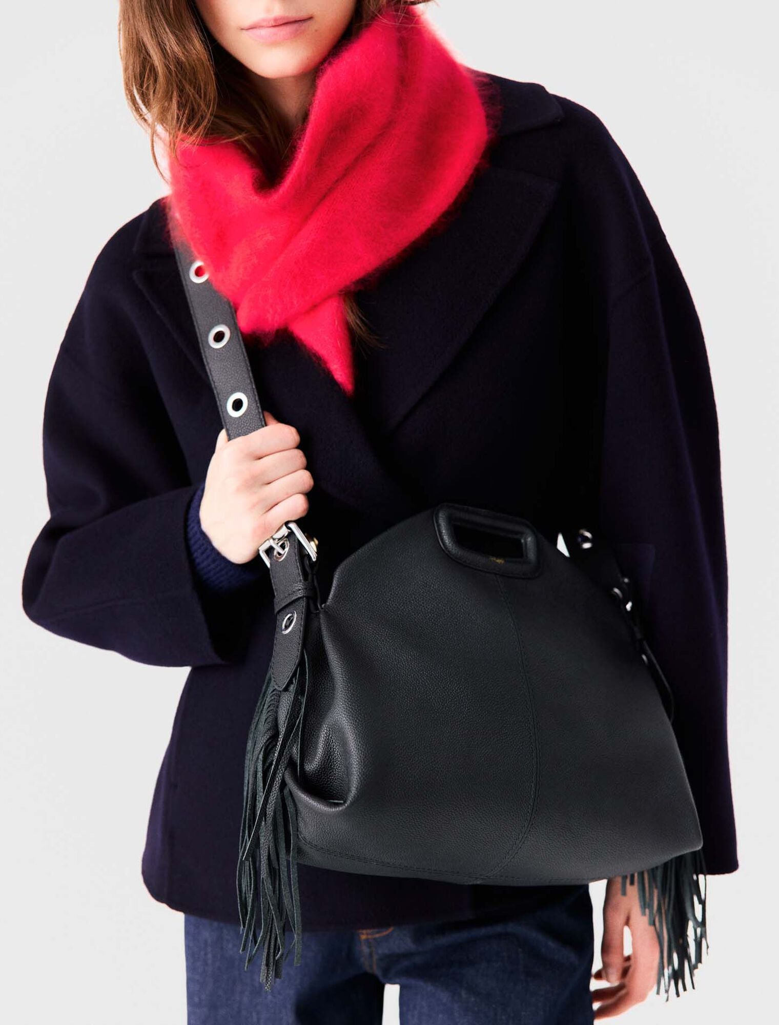 Grained leather Miss M bag
