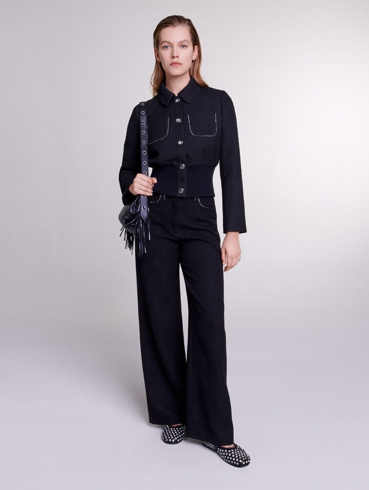 Blouson en tweed