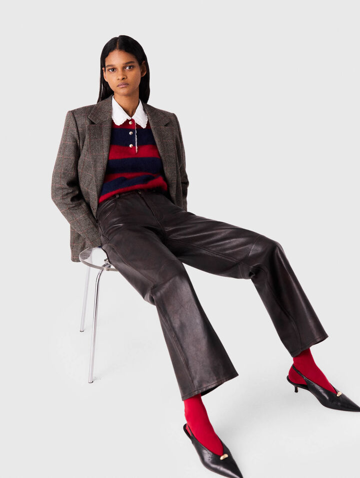 Pantalon en cuir