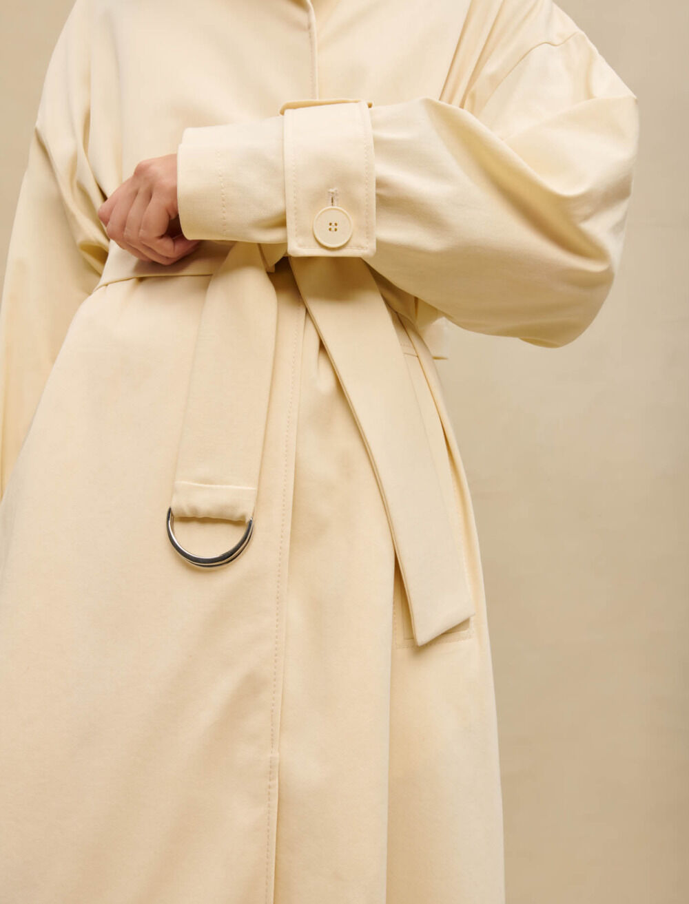 Long coat Yellow / Orange For Women | Maje