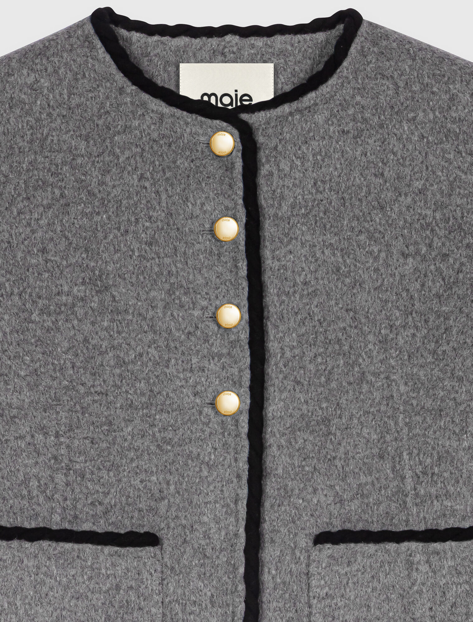 Short double-faced coat