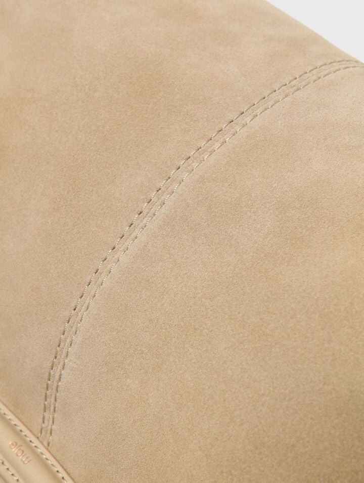 Suede Milpli tote bag