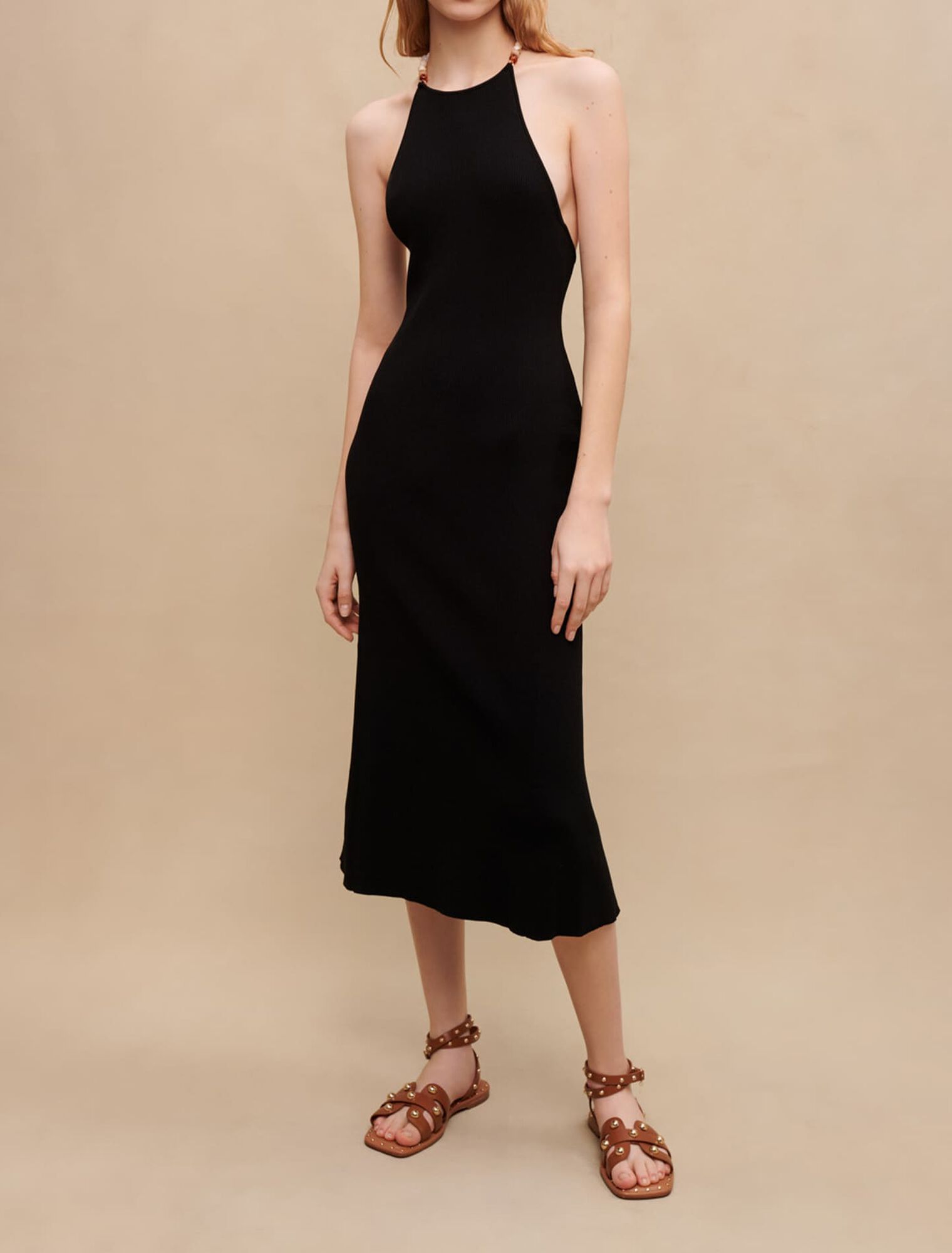 Robe longue détail chaîne
