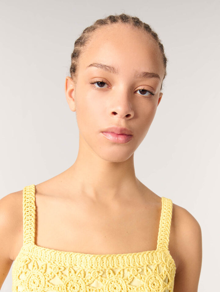 Top en crochet