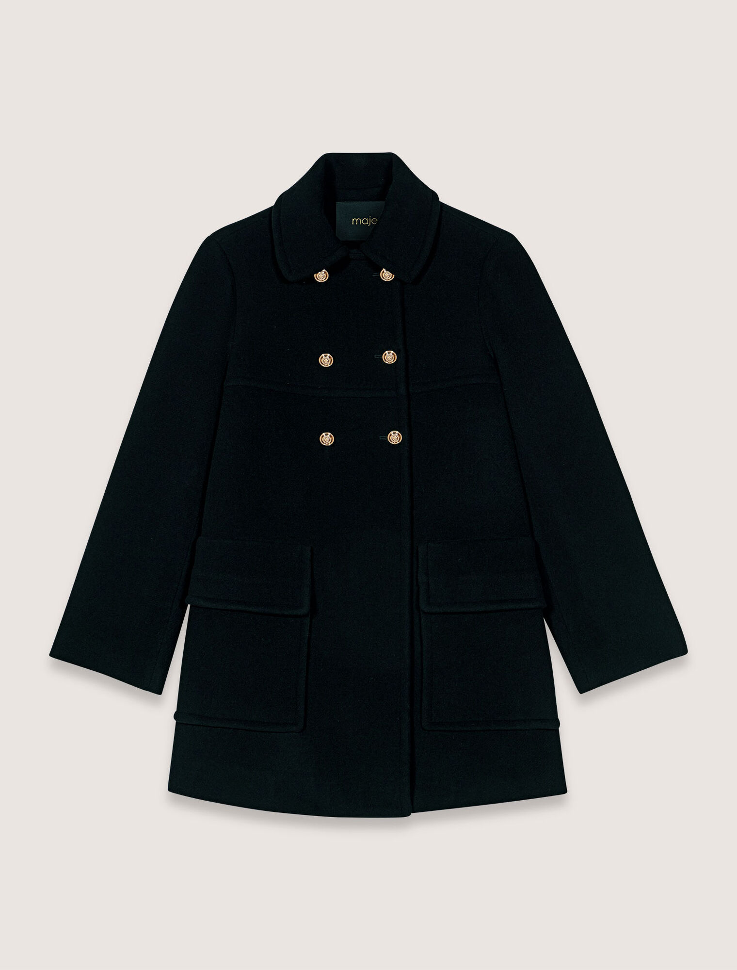 Manteau en laine mélangée