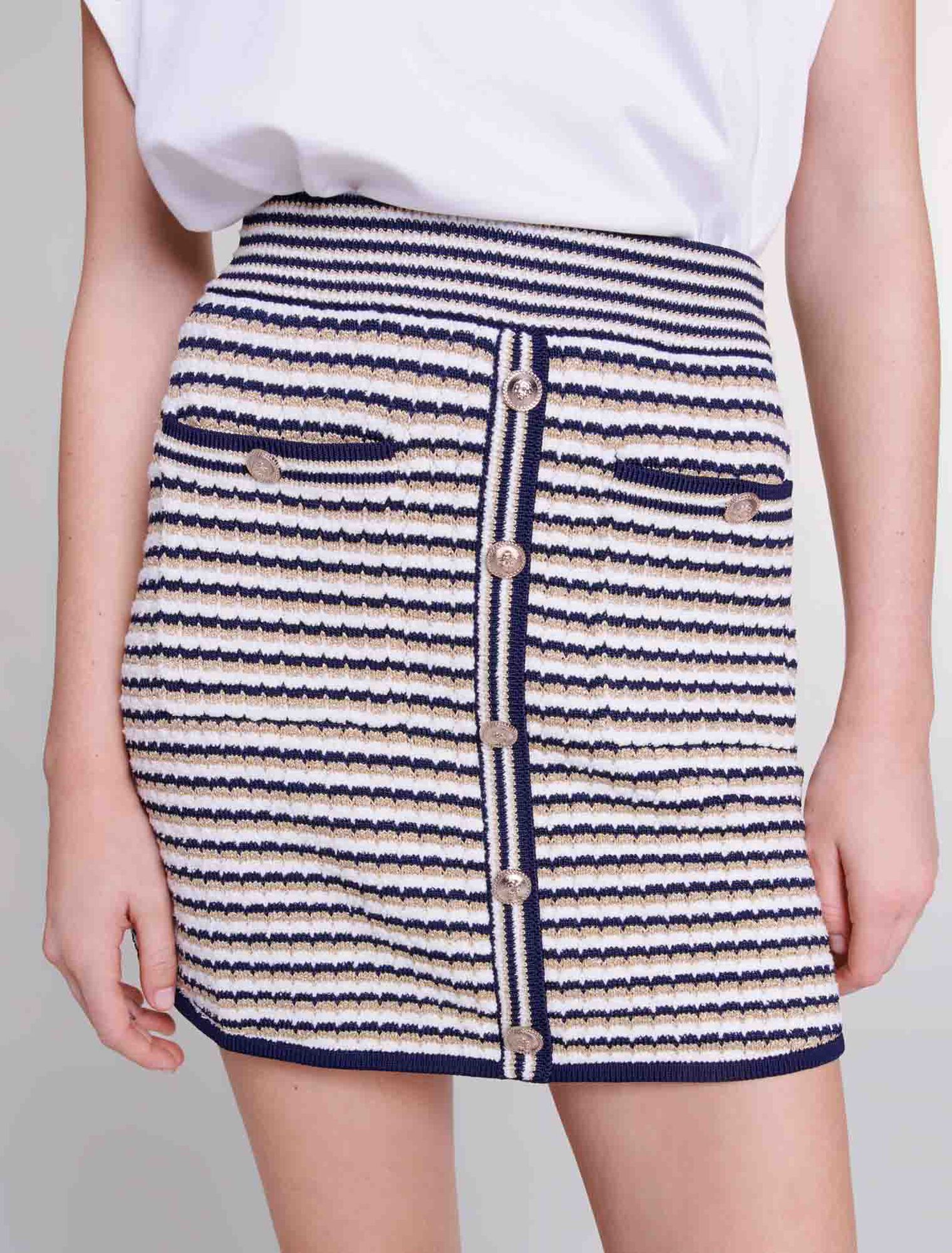 Jupe courte en maille