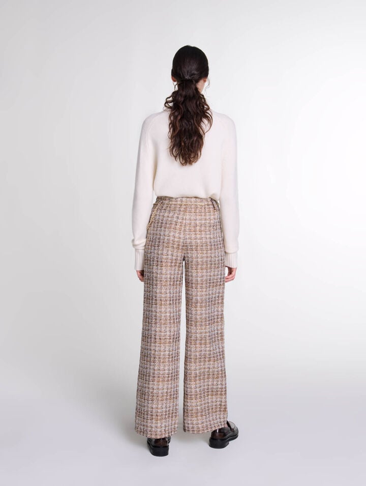 Pantalon en tweed
