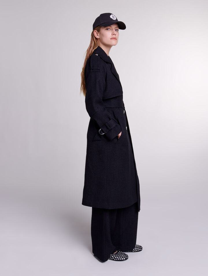 Trench en tweed