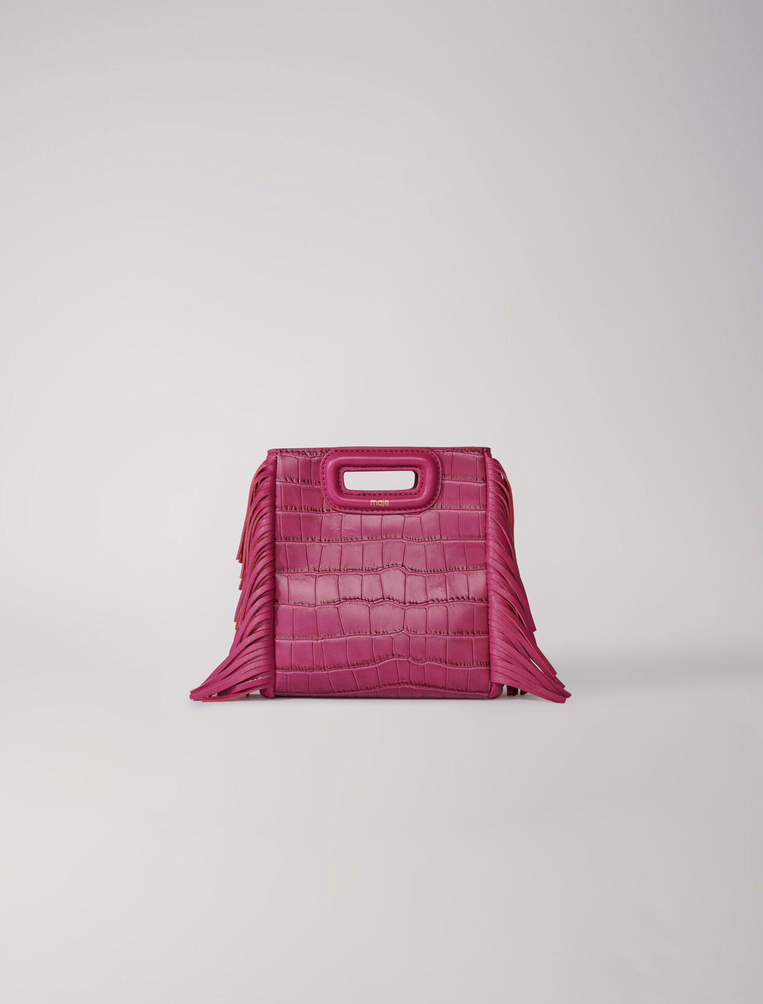 Sac M Mini en cuir croco