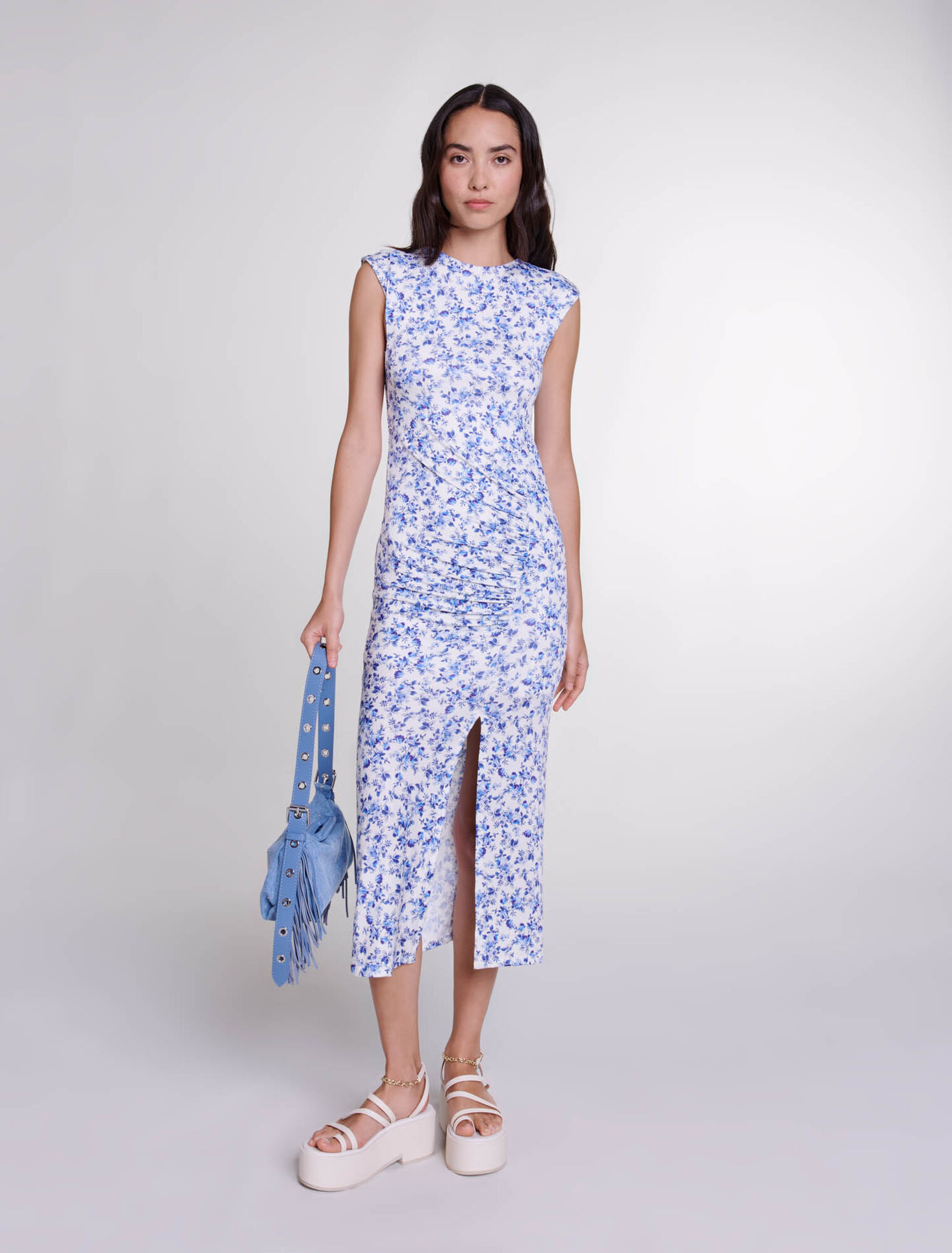 Robe longue imprimée