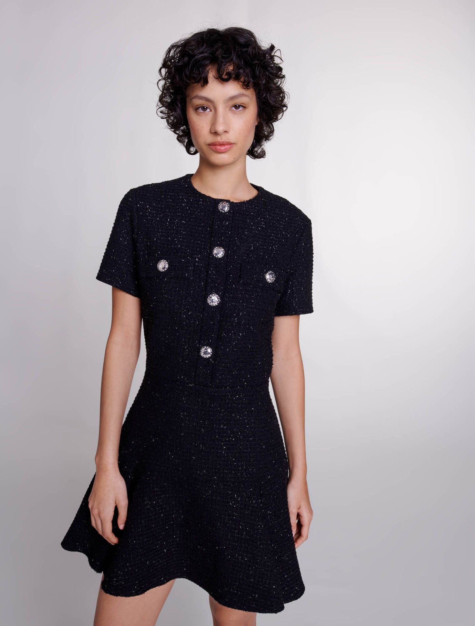 Short tweed dress
