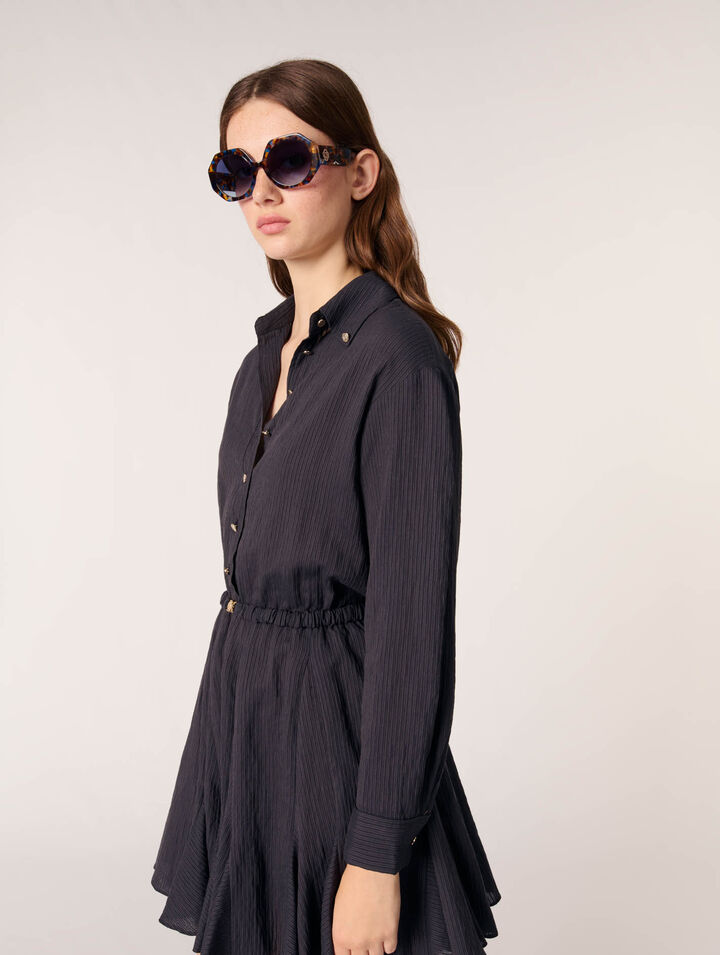 Short crepe dress