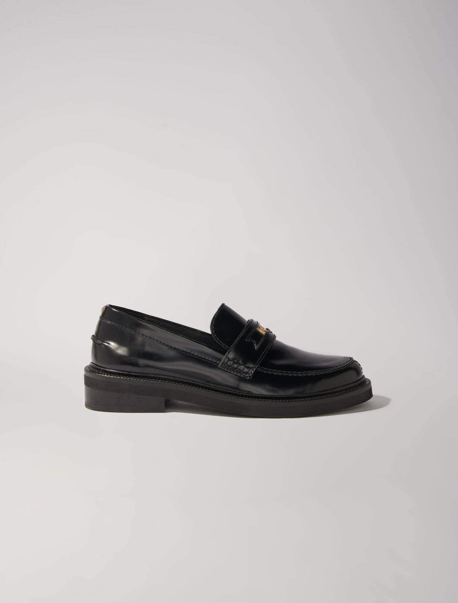 Leather loafers