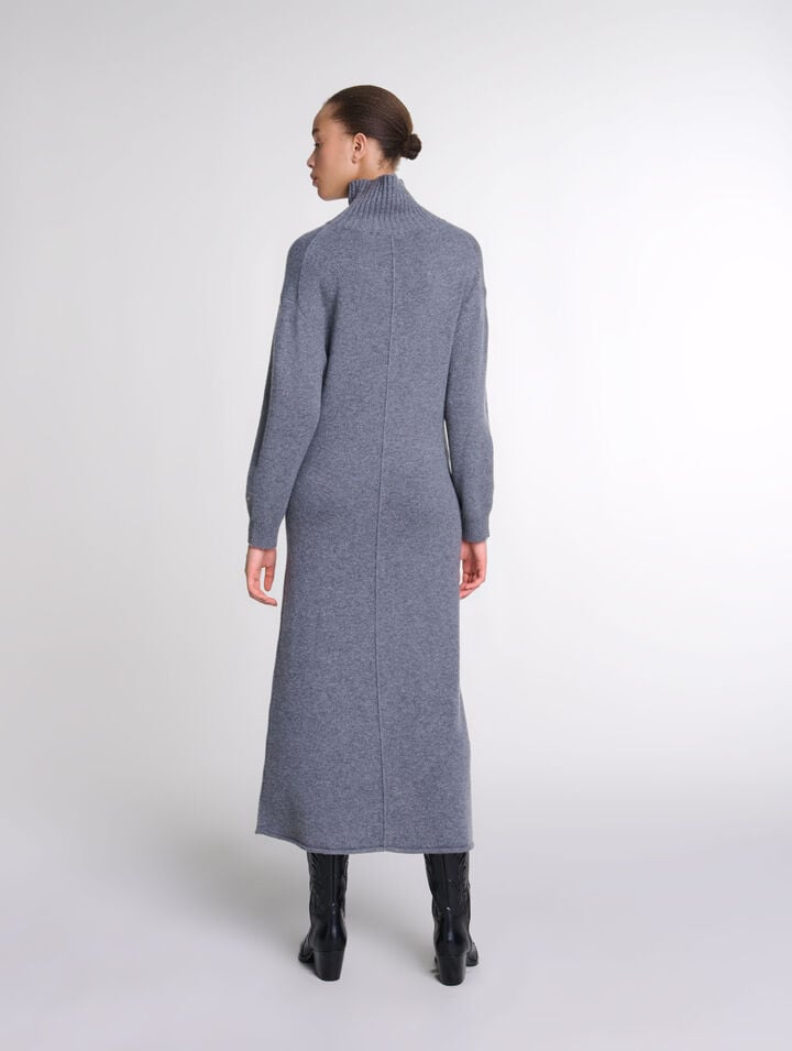 Robe longue en maille