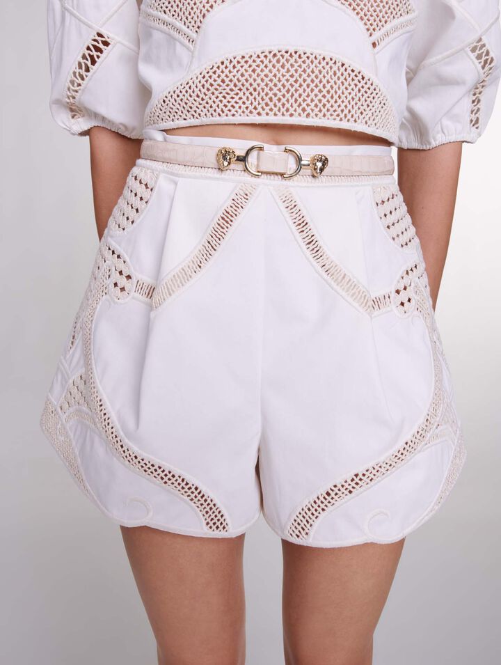 Ceinture en cuir glossy Clover