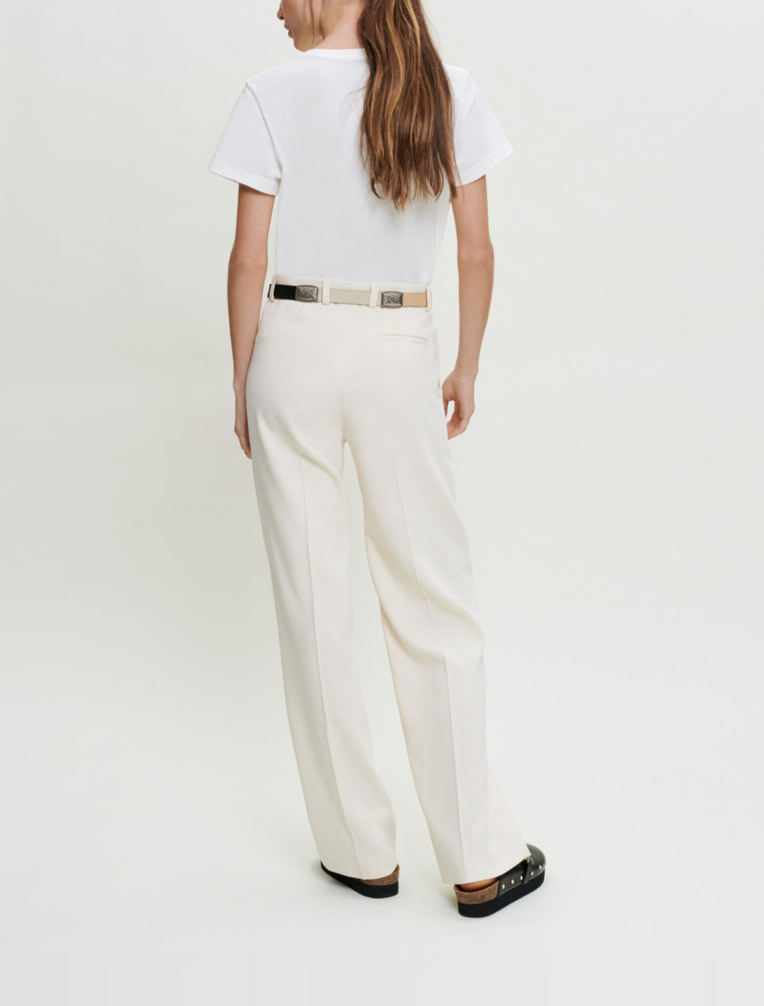 Pantalon tailleur large 
