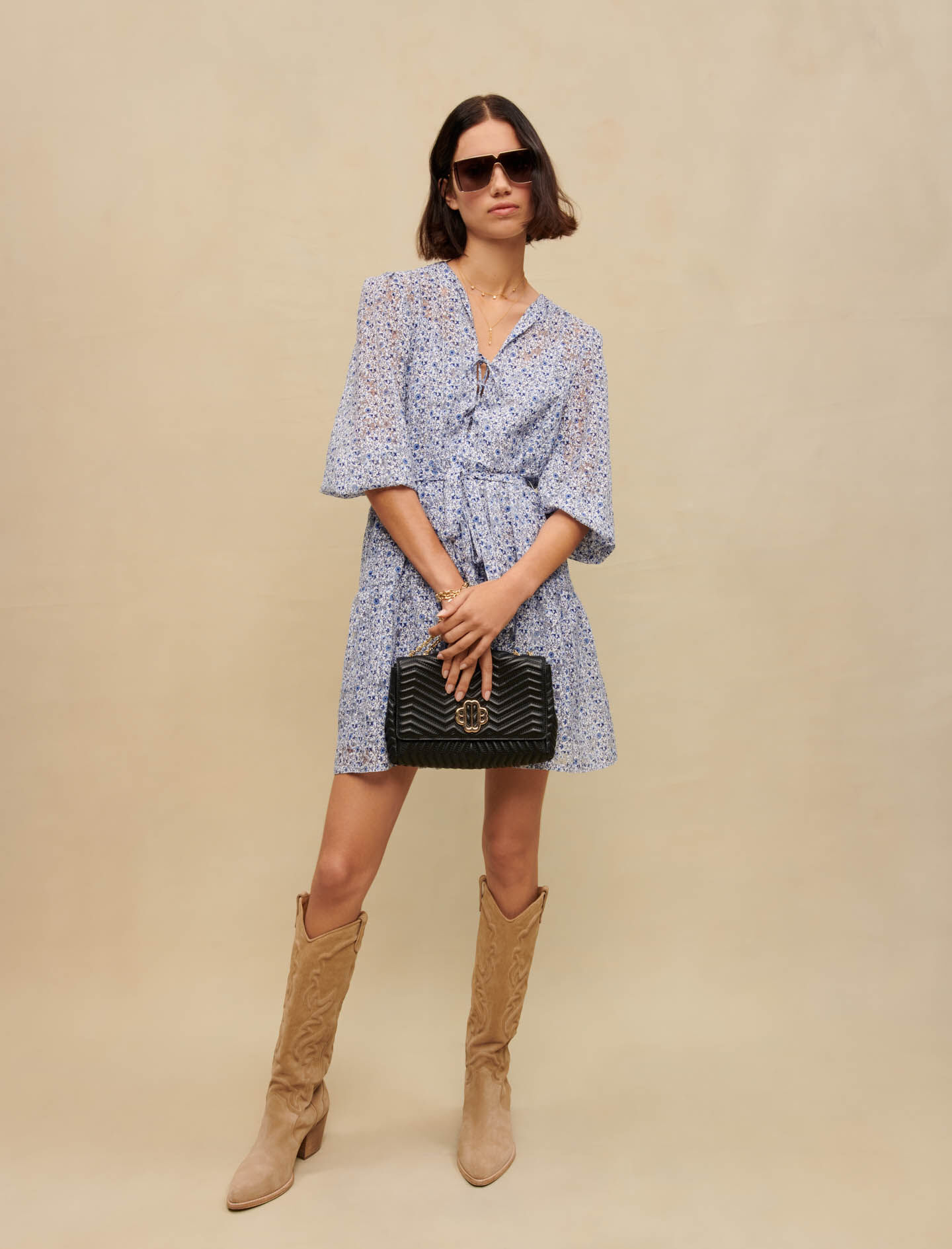 Robe maje bleu ciel clearance