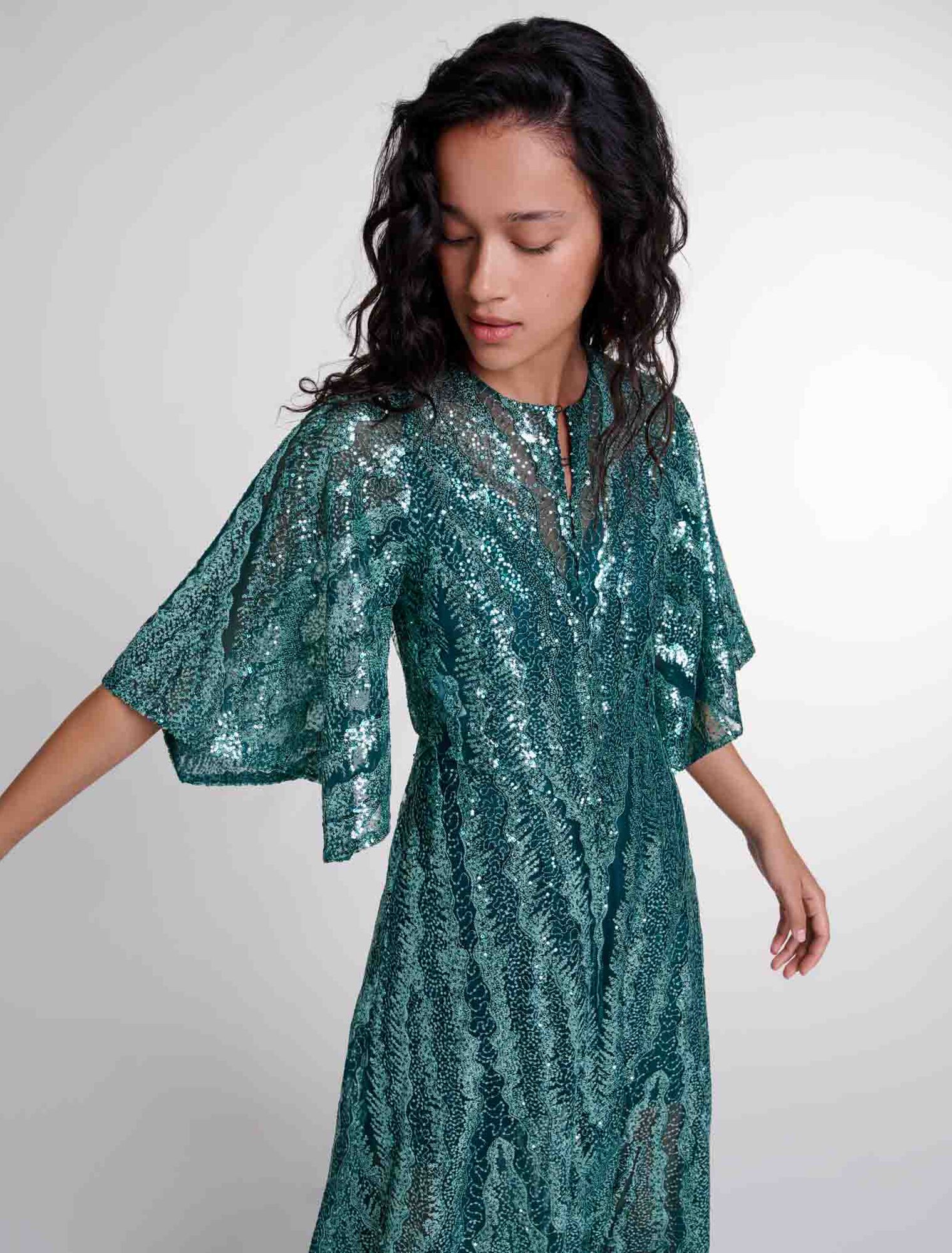 Sequin maxi dress