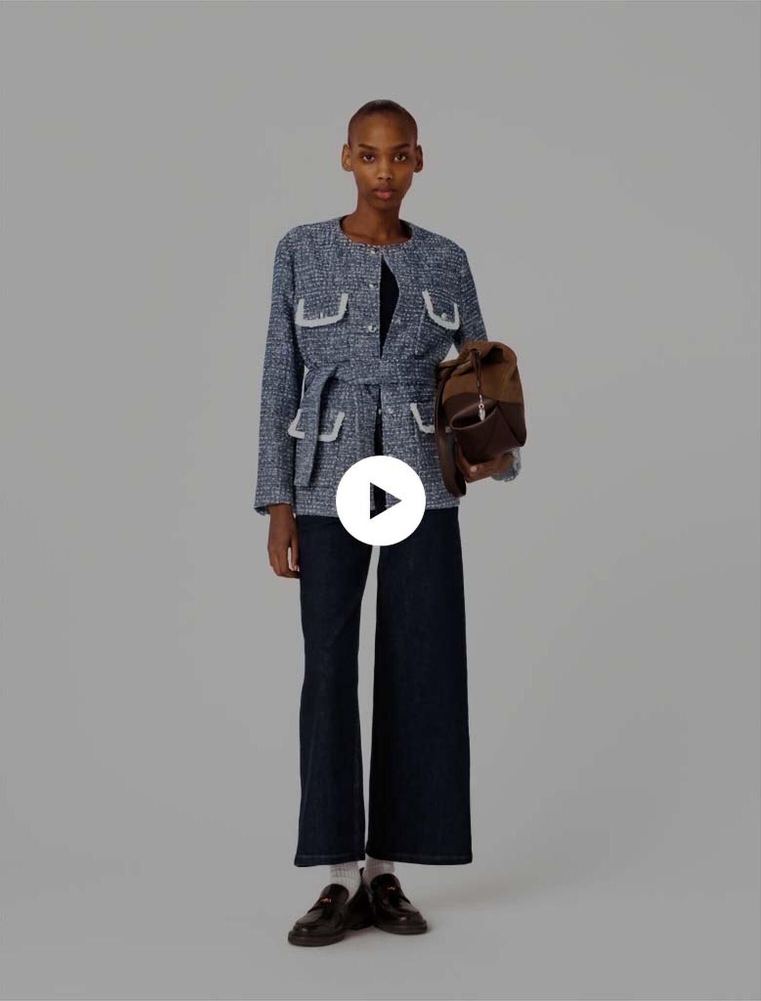 4-pocket tweed jacket