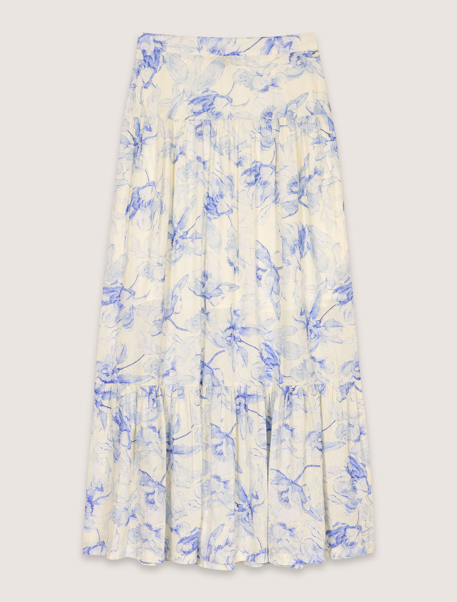 Floral maxi skirt