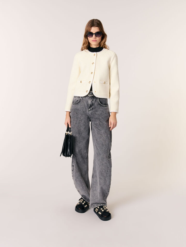 Short tweed jacket