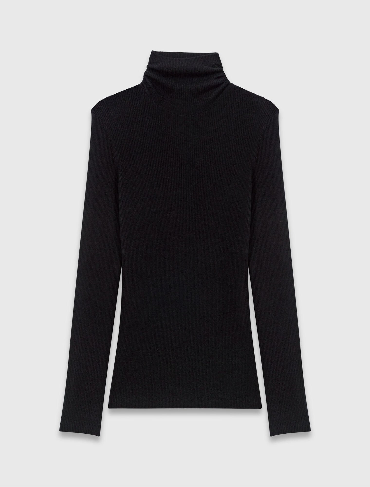 Open polo collar cardigan