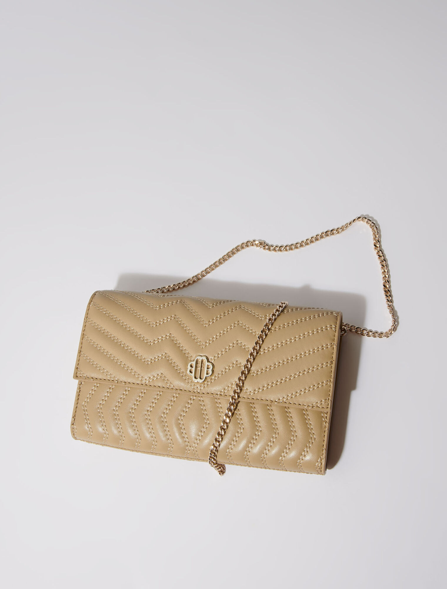 Portefeuille à chaîne en cuir
