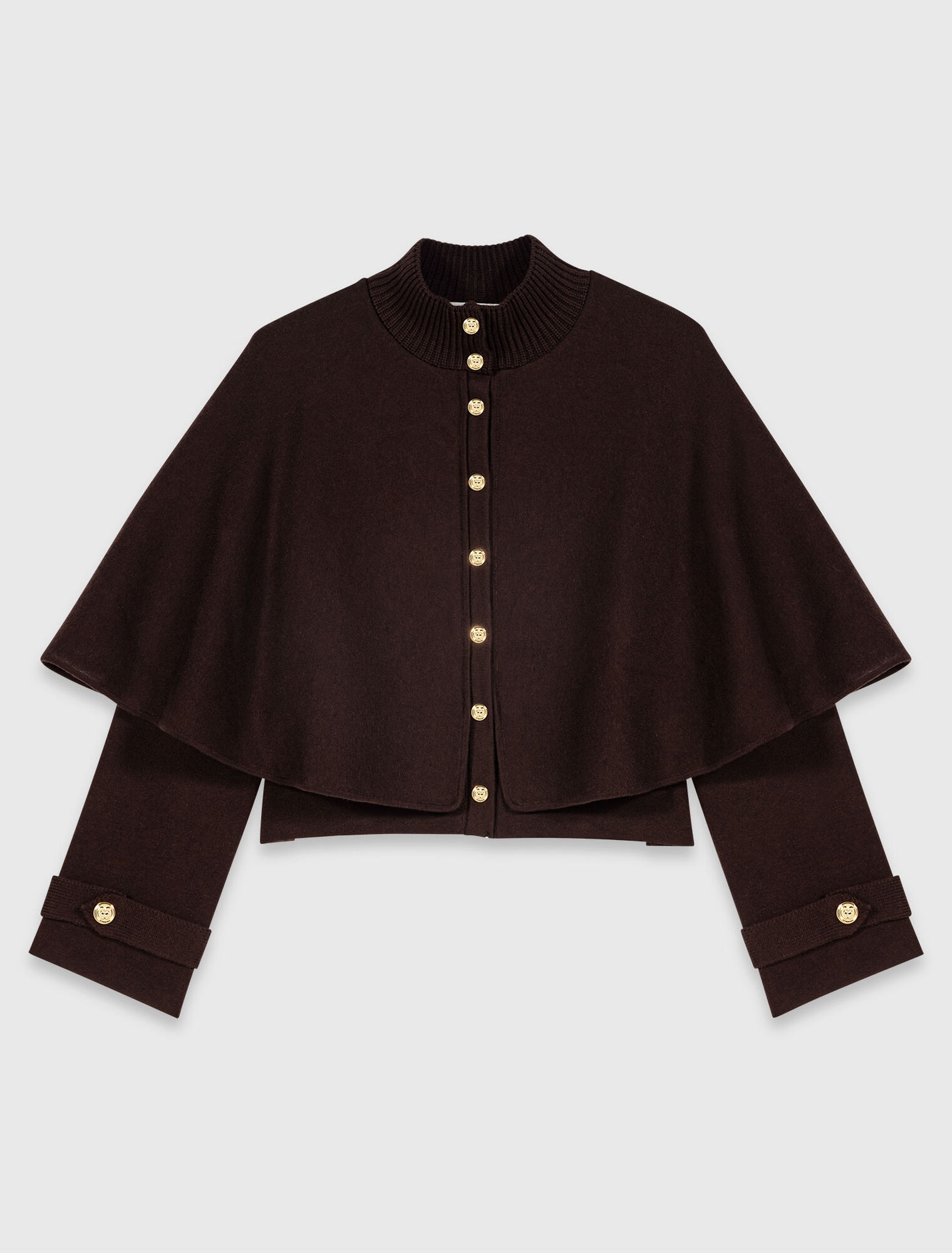 Cape-effect cardigan