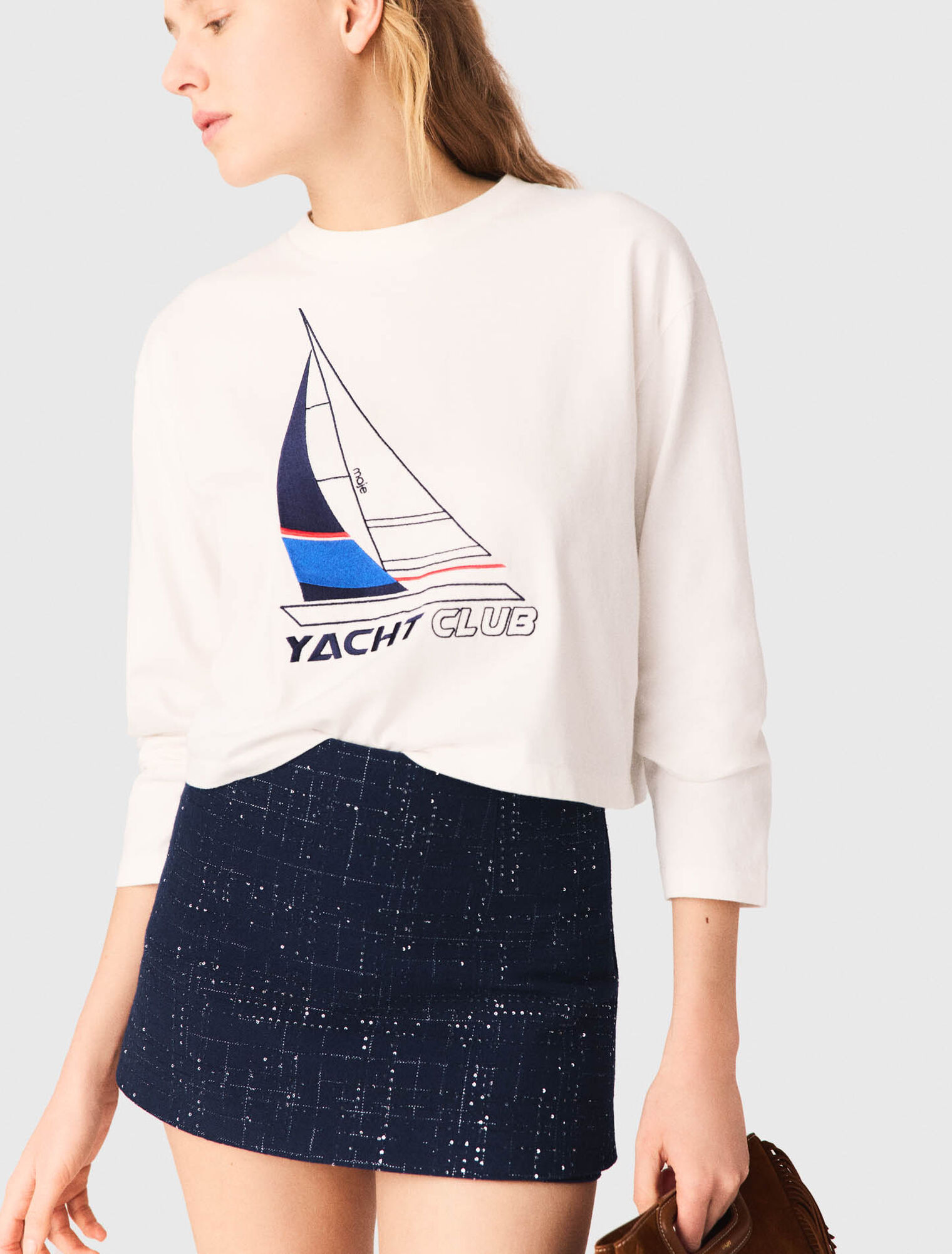 Tee-shirt avec imprim&eacute; bateau
