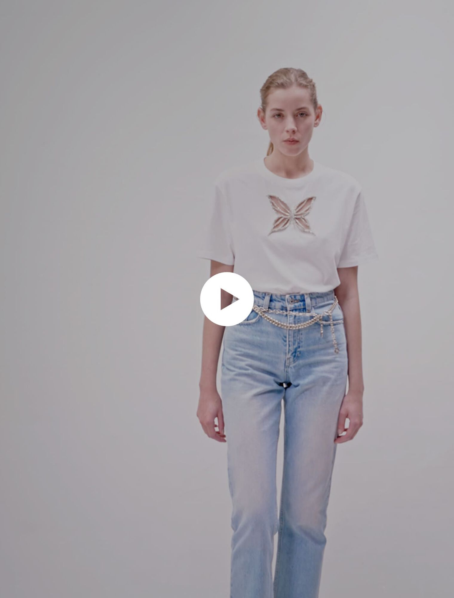 Tee-shirt à strass