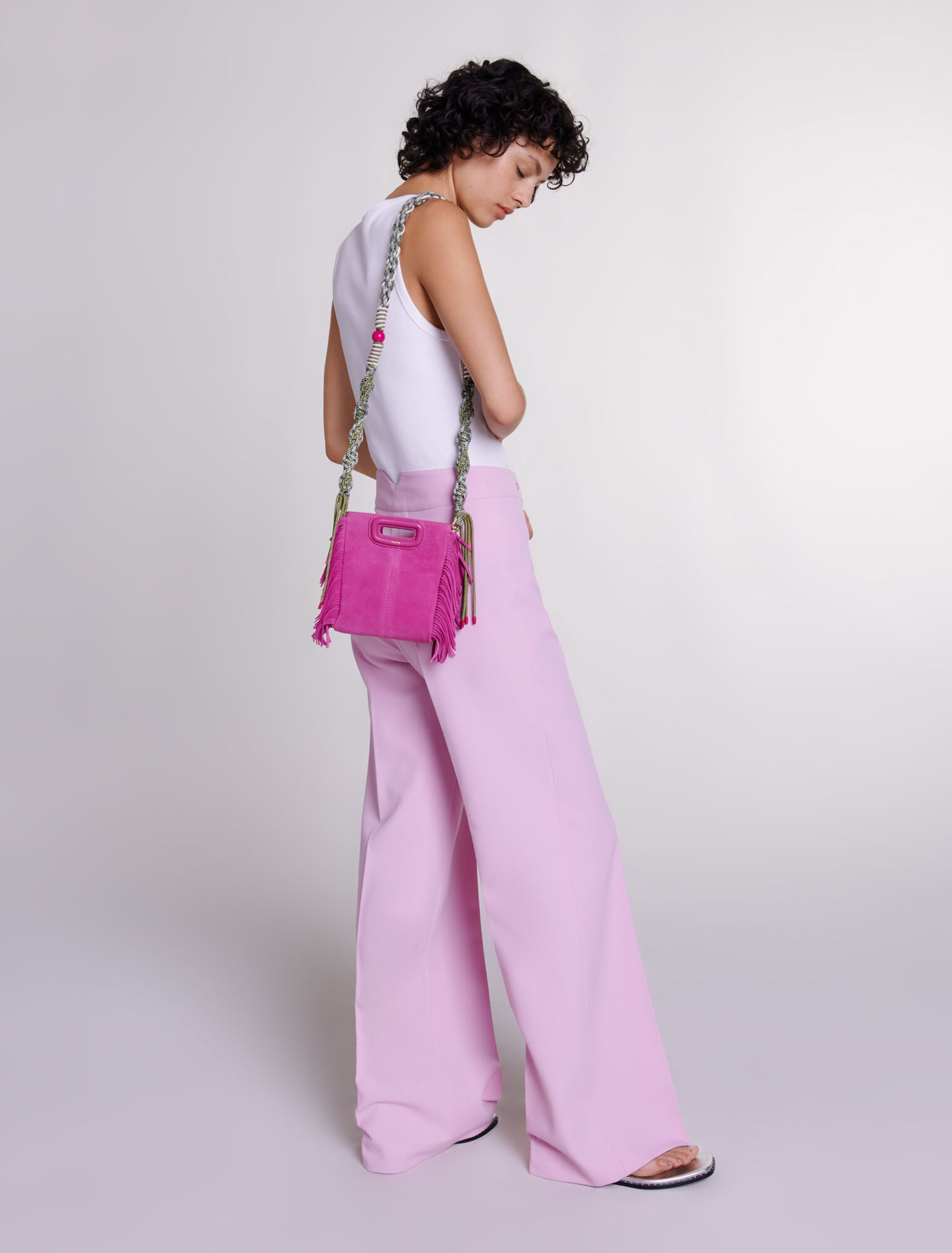 Pantalon de tailleur large