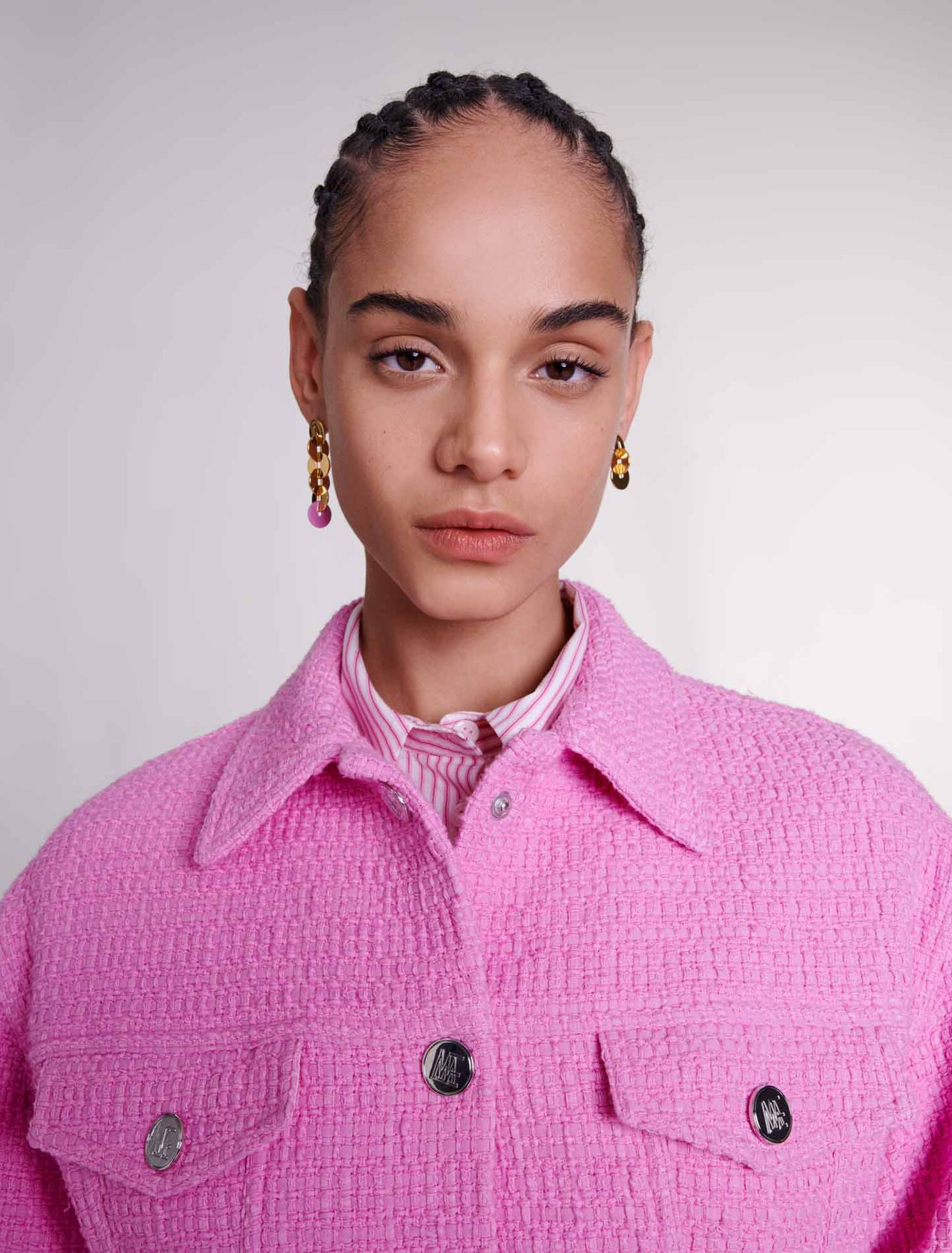 Veste ajustée en tweed