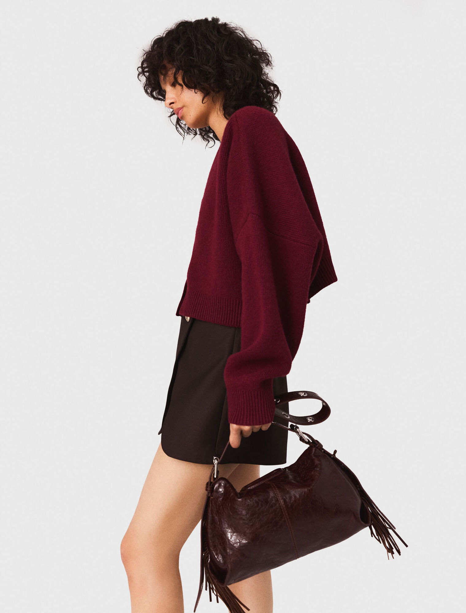 Paneled skort