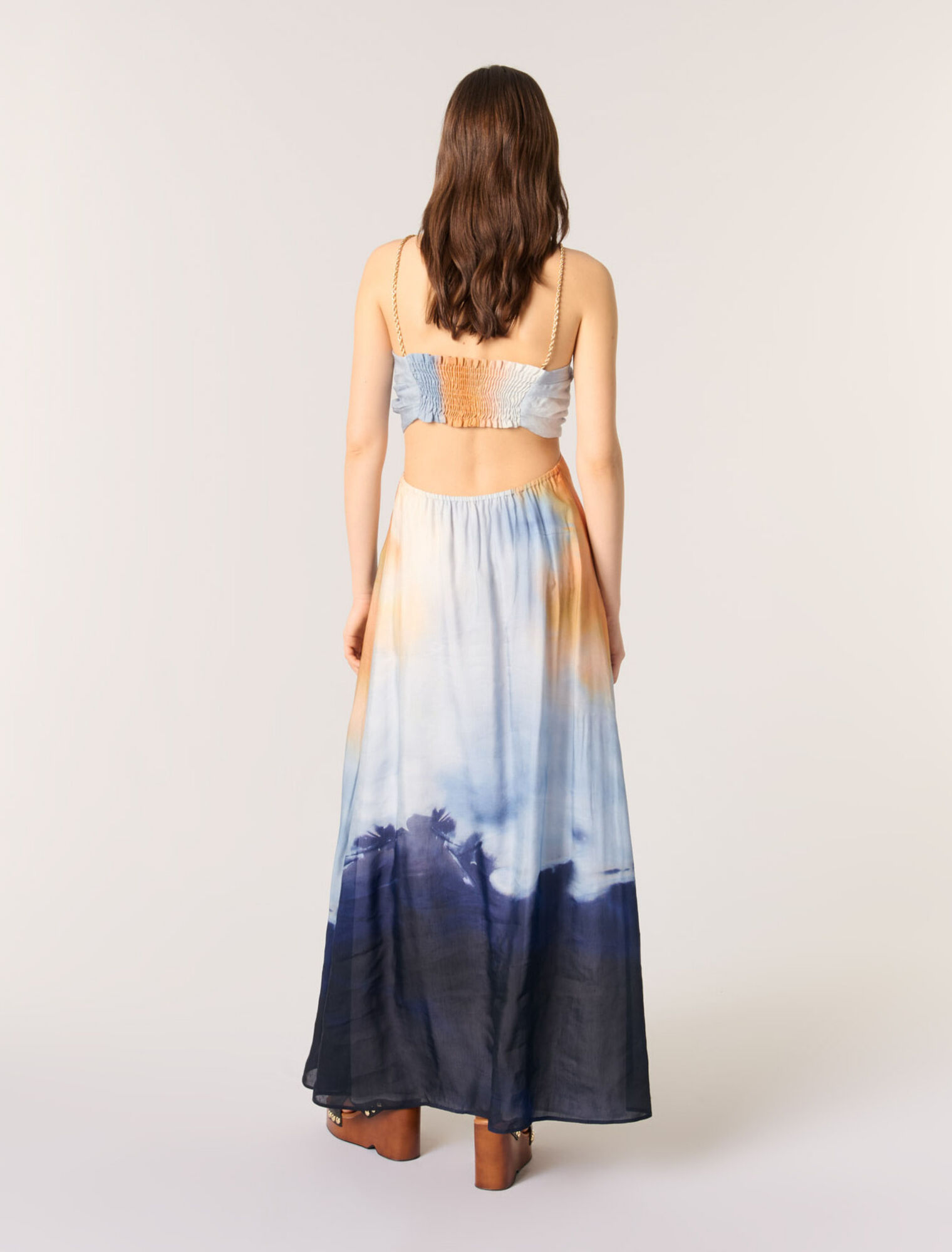 Robe longue tie & dye