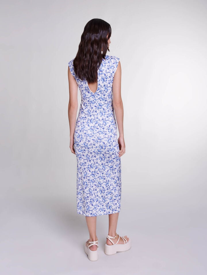 Robe longue imprimée