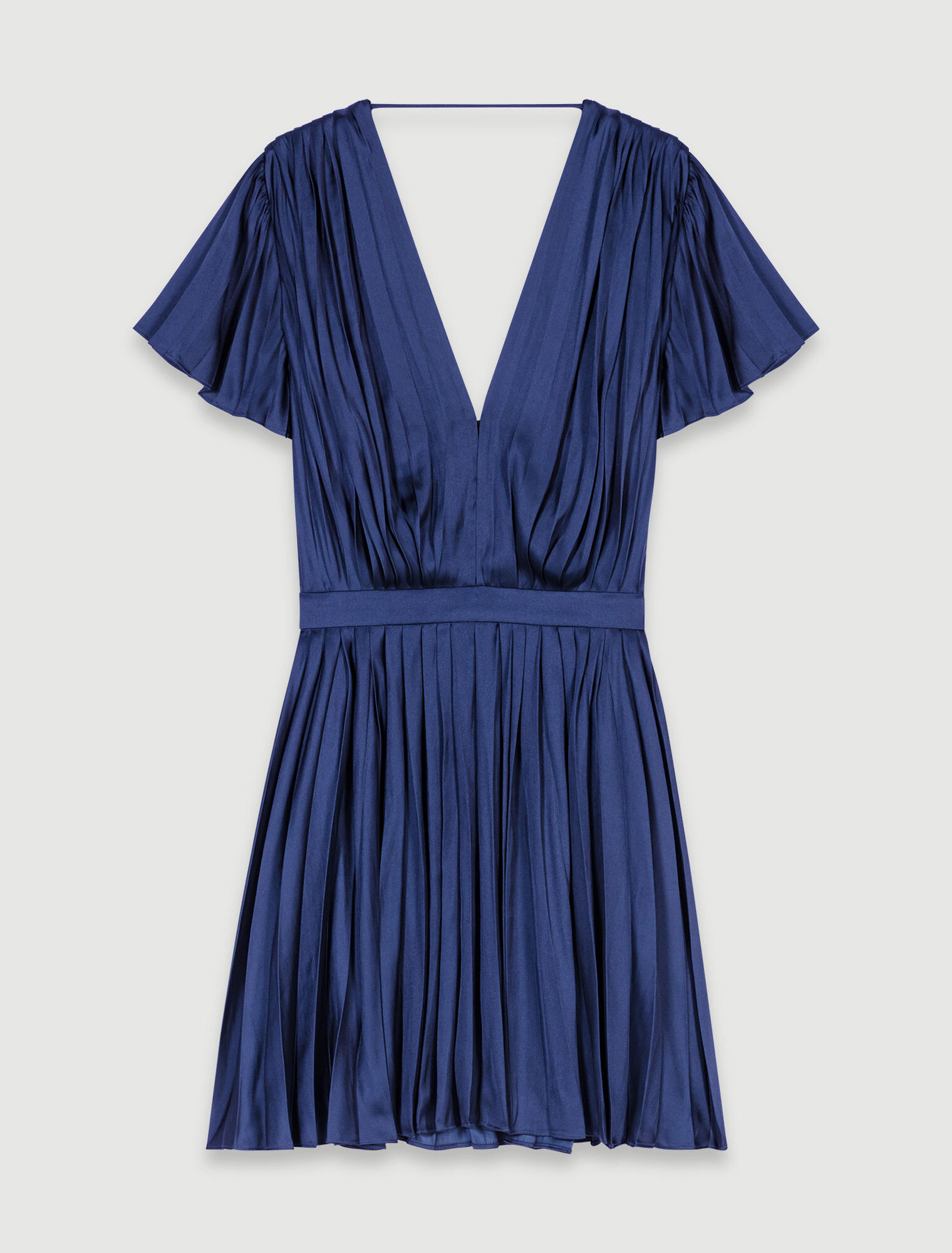 Robe courte plissée 